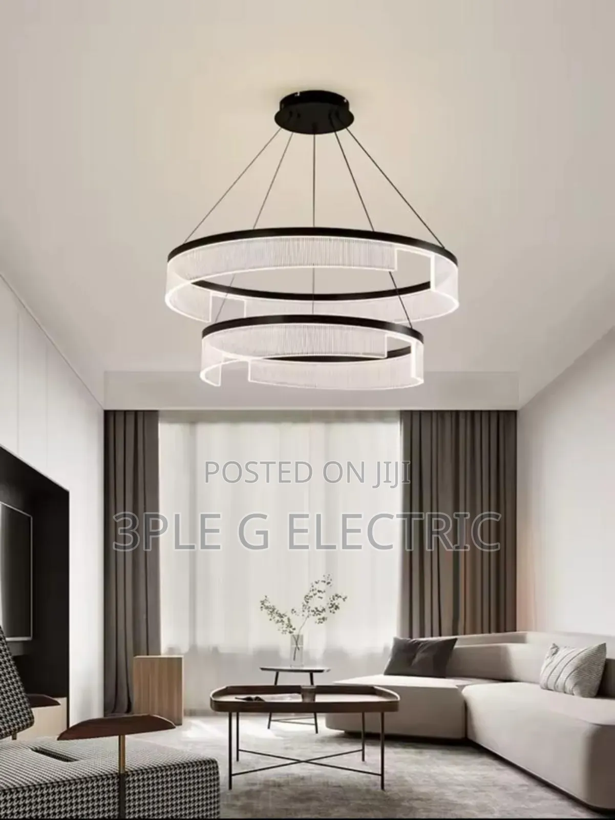 By 2 Luxury Led Chandelier