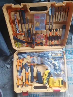 Cordless Battery Charging Drill Screwing Machine With Tool