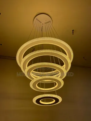 5 Rings Chandelier Dropping Light