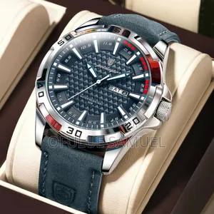 Poedagar Leather Wristwatch