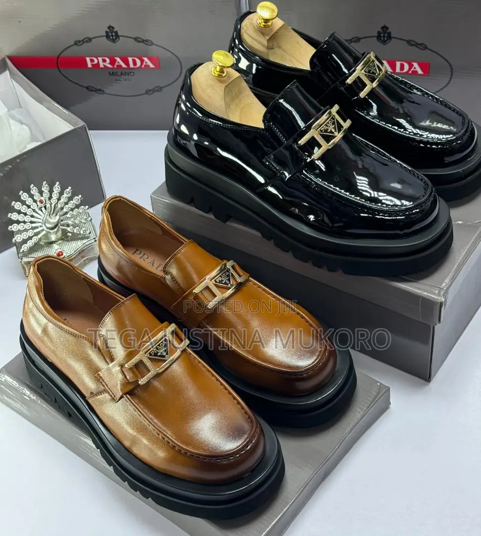 Latest Design Prada Men's Flat Shoes