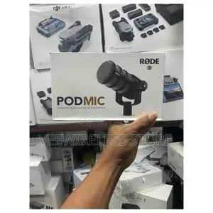 Photo - Rode Podmic Cardioid Dynamic Broadcast Microphone, Black