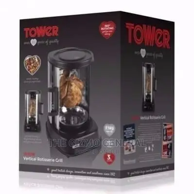 Tower Rotating Vertical Rotisserie Grill