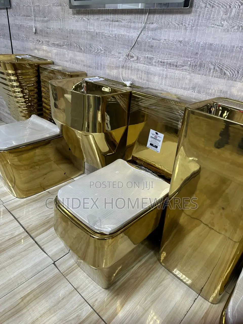 Gold Water Closet