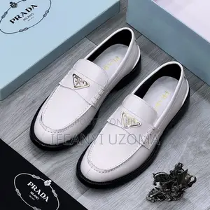Prada White Color Luxury Shoe