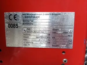Weishauapt 1 Ton Gas Burner