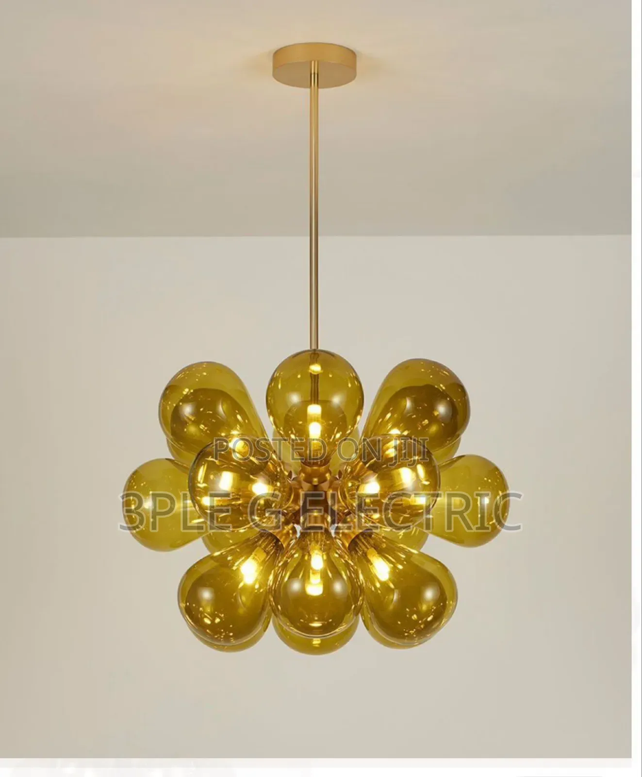 18 Glasses Bubble Chandelier
