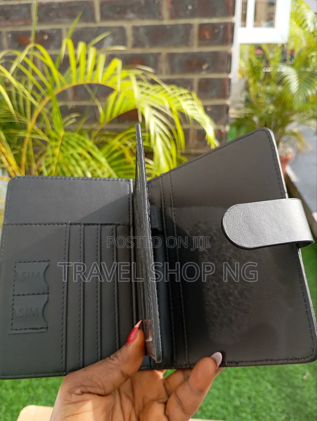 Rfid Leather Waterproof Blocking Passport Holder