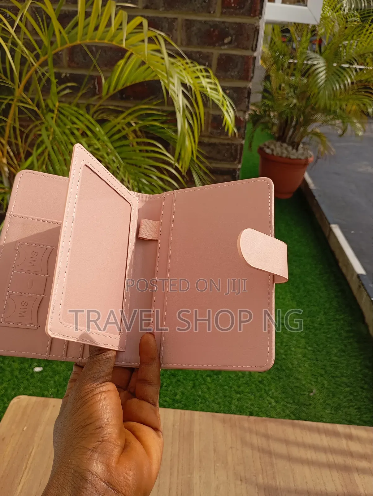 Rfid Leather Waterproof Blocking Passport Holder