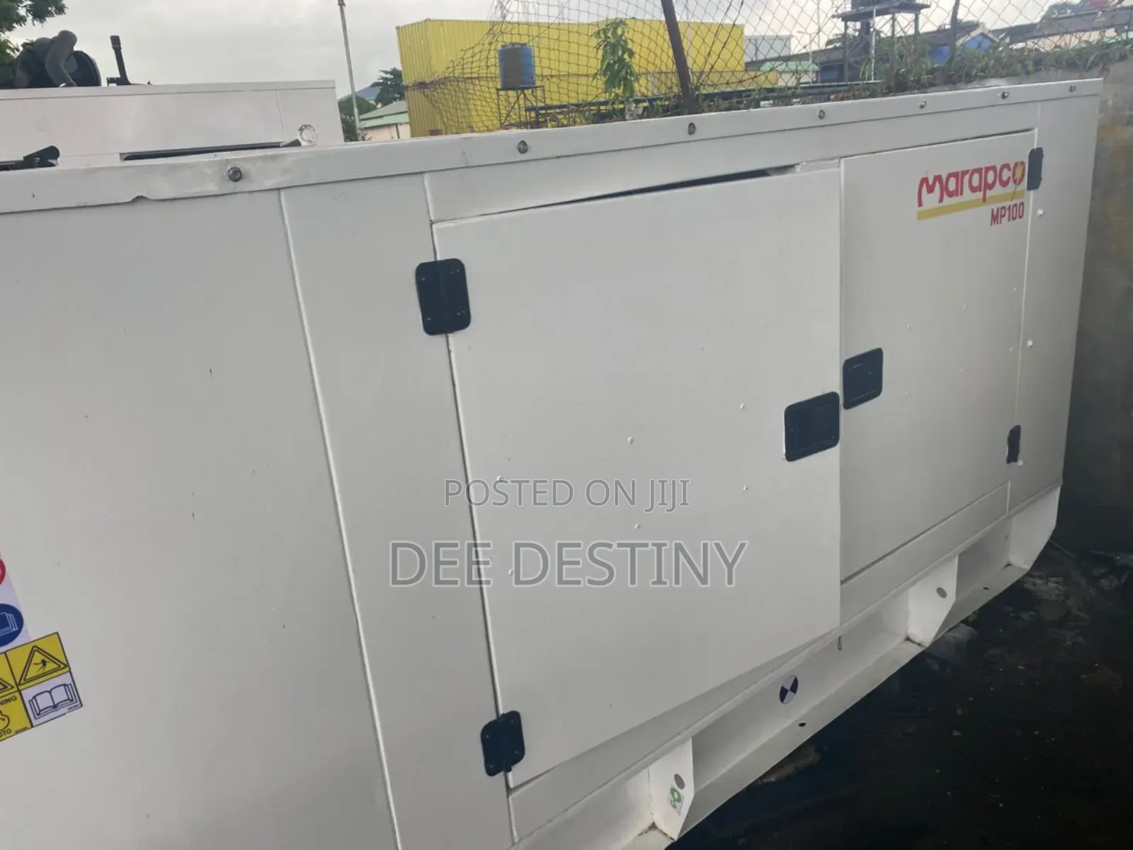 100kva Marapco Diesel Soundproof Generator