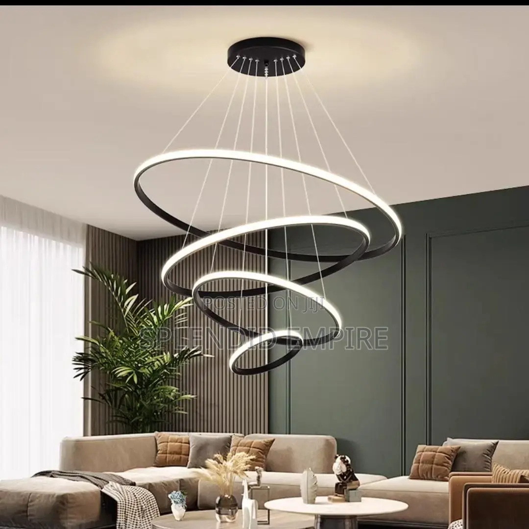 4 Ring Light Luxury Chandelier