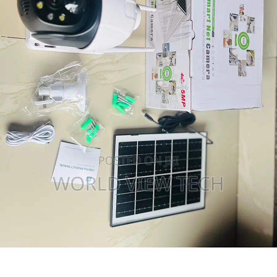 Solar Powered 4g Camera Single Lens