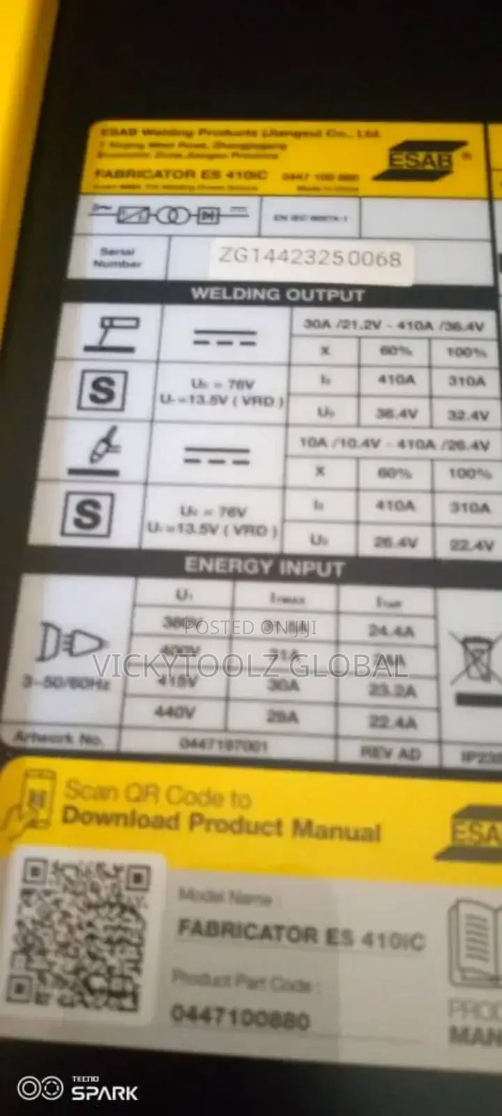 Fabricator Es 410ic