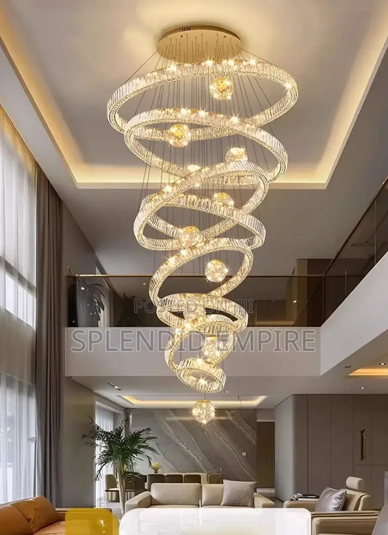 Luxury Led Open Parlour Chandelier
