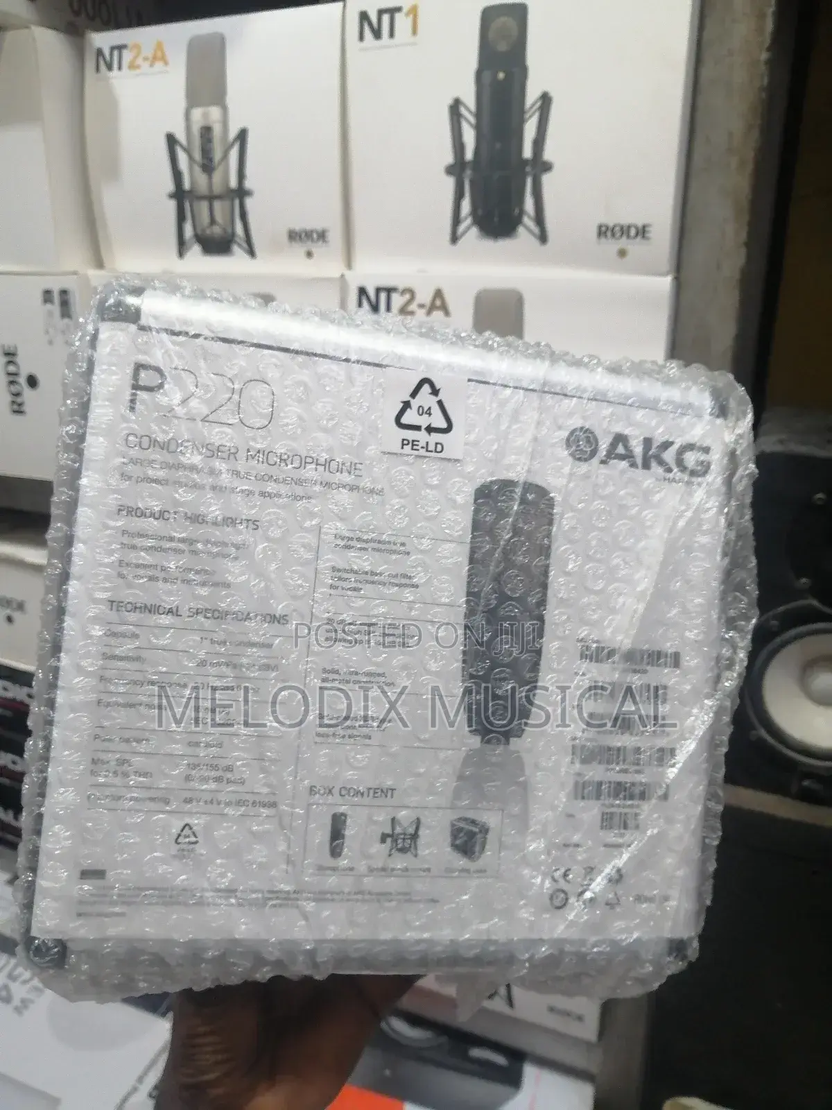 Akg P220 Condenser Microphone (Large Diaphragm)