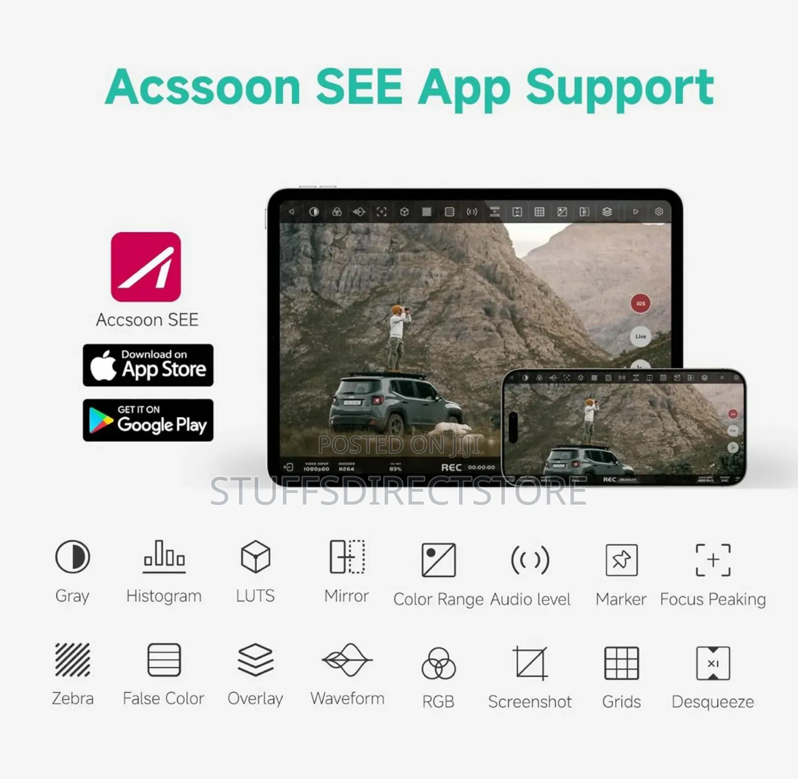 Accsoon Seemo Hdmi Adapter for iPhone,iPad ,Ios