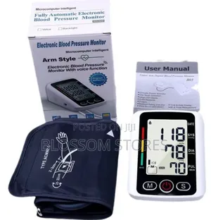 Blood Pressure Monitor With Voice Function