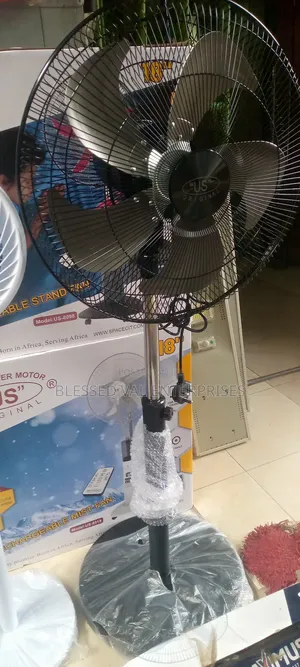 Us Original Rechargeable Stand Fan 100% Copper Motor