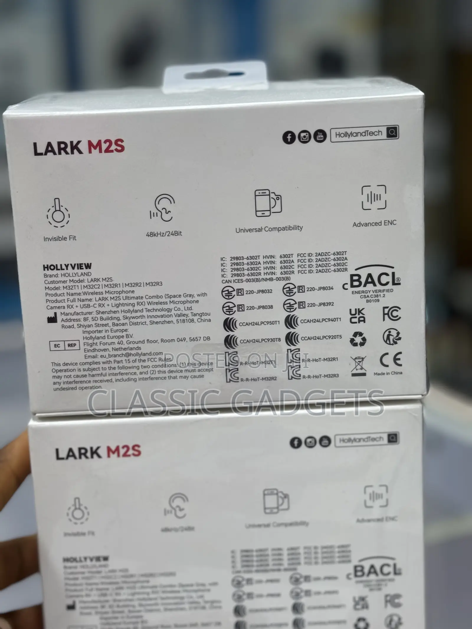 Hollyland Lark M2s Wireless Microphone System for Cameras