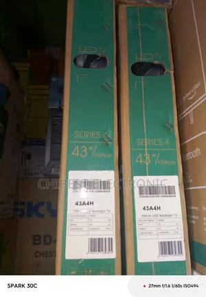 43 Inches Hisense Tv With Two Years Warranty Brand New