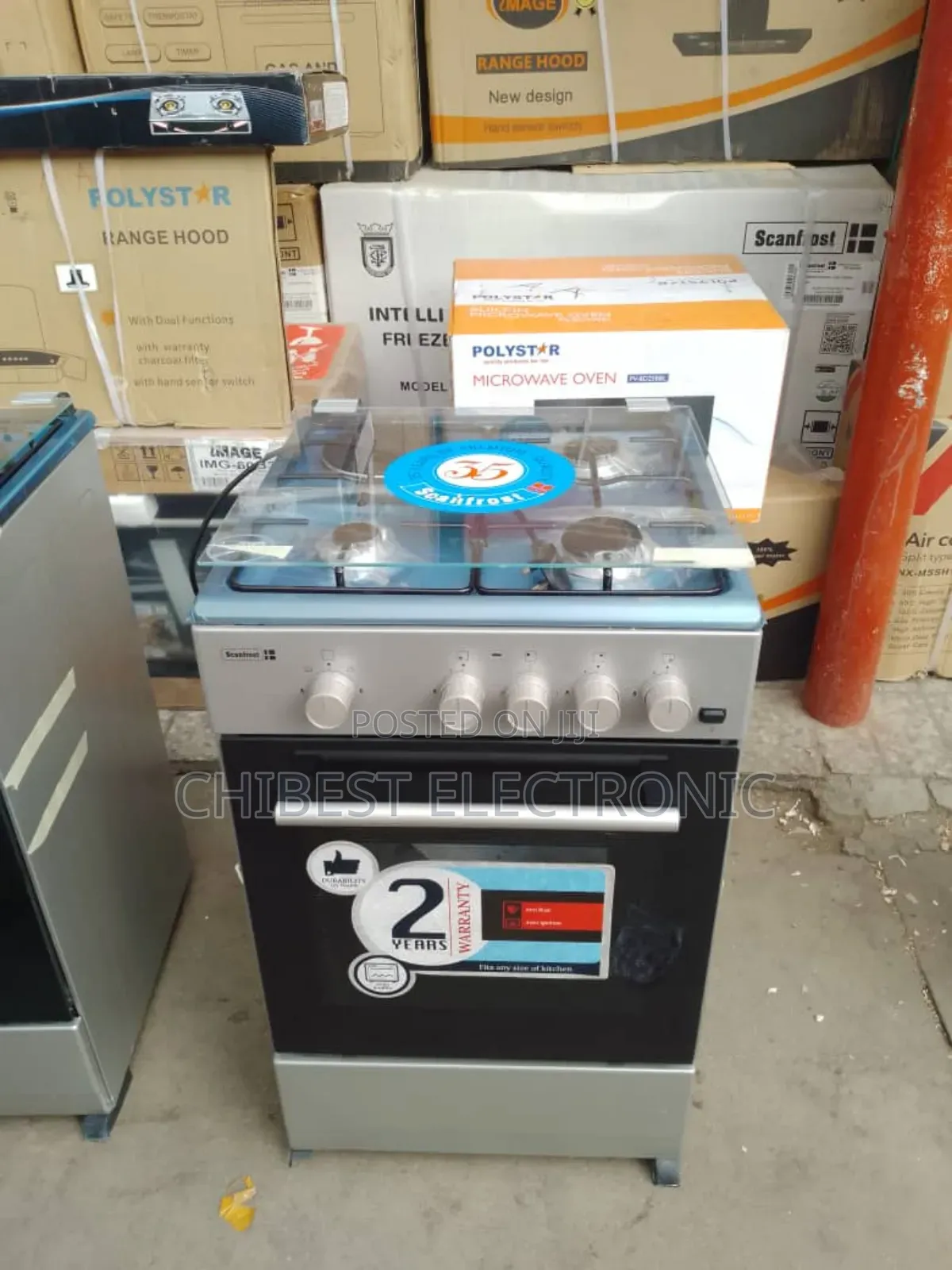 Scanfrost Gas Cooker