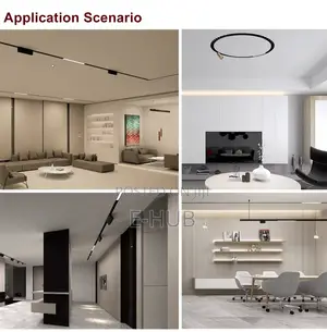 Interior Lights Design With Magnetic Rails and Lights