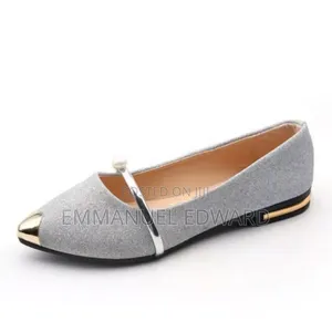 Women Shiny Glitter Pointed Shoe
