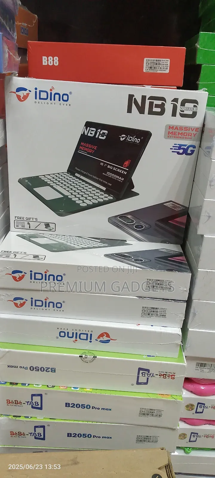 New Idino Notebook 10 512 GB Black