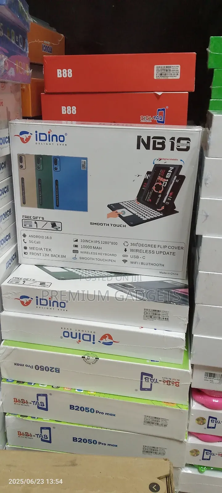 New Idino Notebook 10 512 GB Black