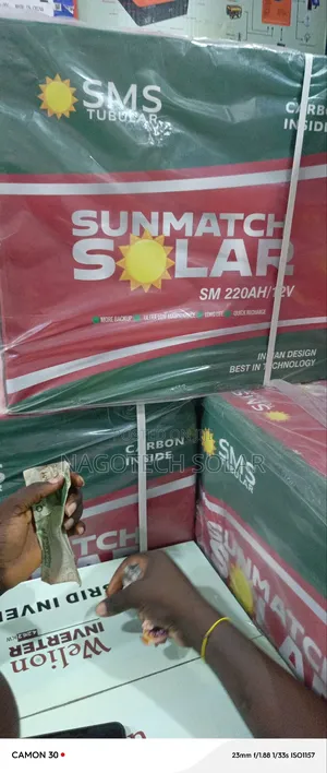 220amh 12v SMS Tall Tubular Battery