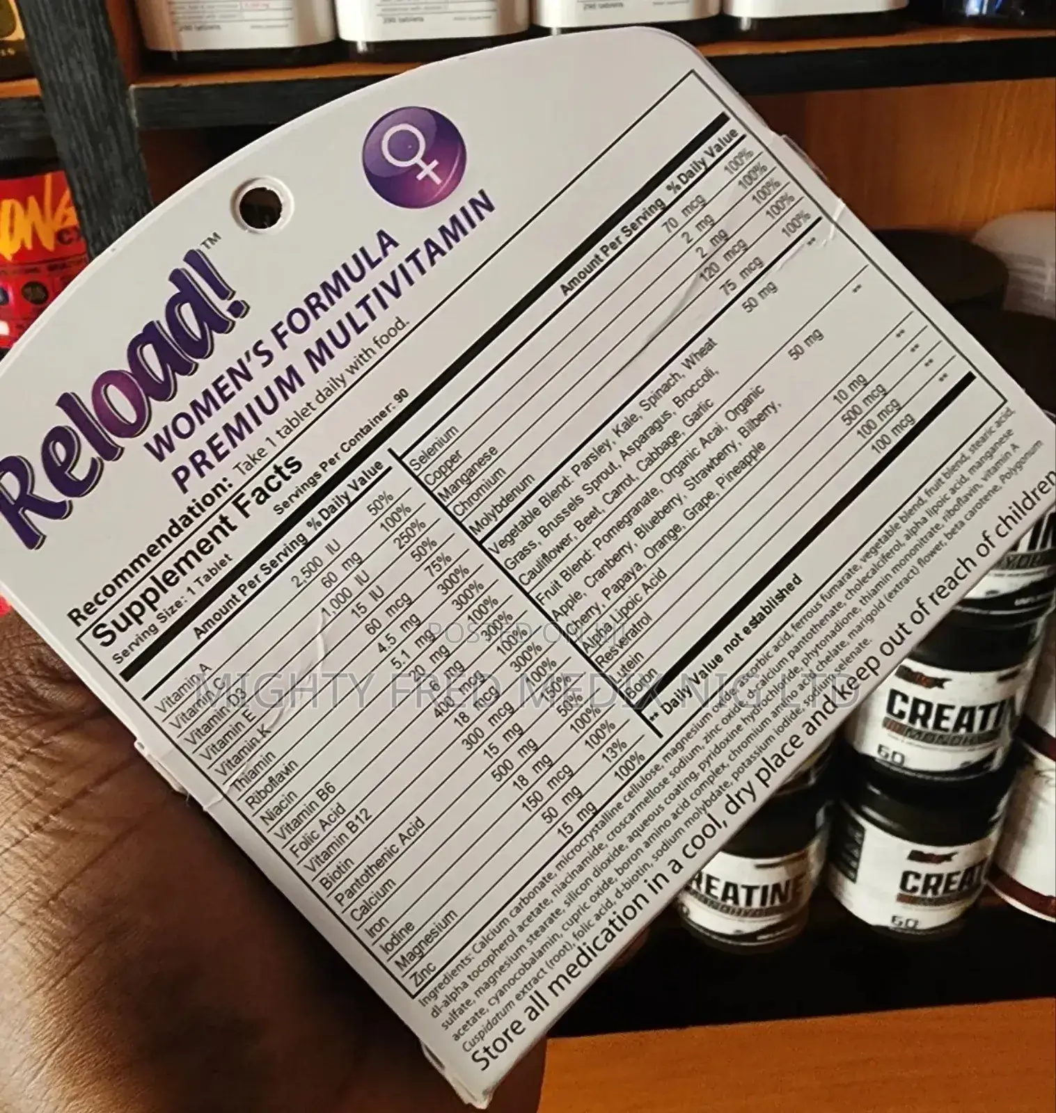 Reload Women's Formula 90 Tablets