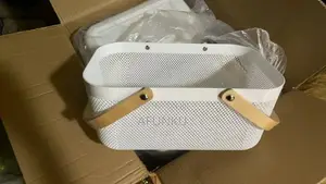 Plastic Mesh Basket Available in White Only