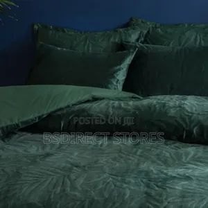 Dunelm Nya Velvet Pinsonic Duvet Cover and Pillowcase Set