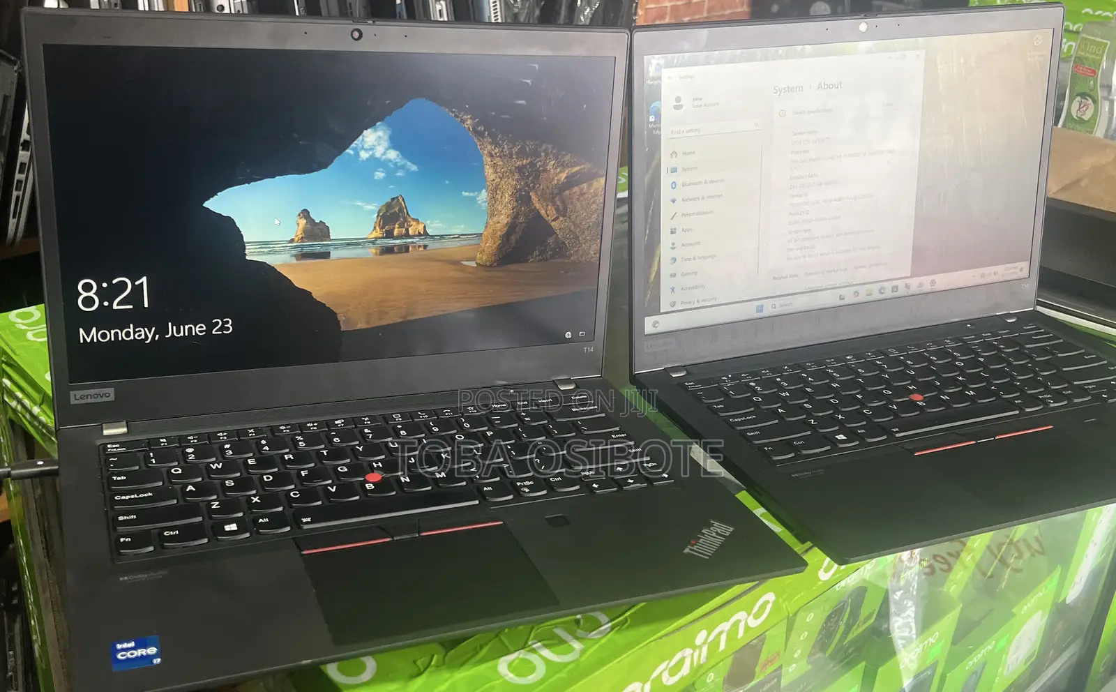 Laptop Lenovo ThinkPad T14 G2 32GB Intel Core i7 SSD 512GB