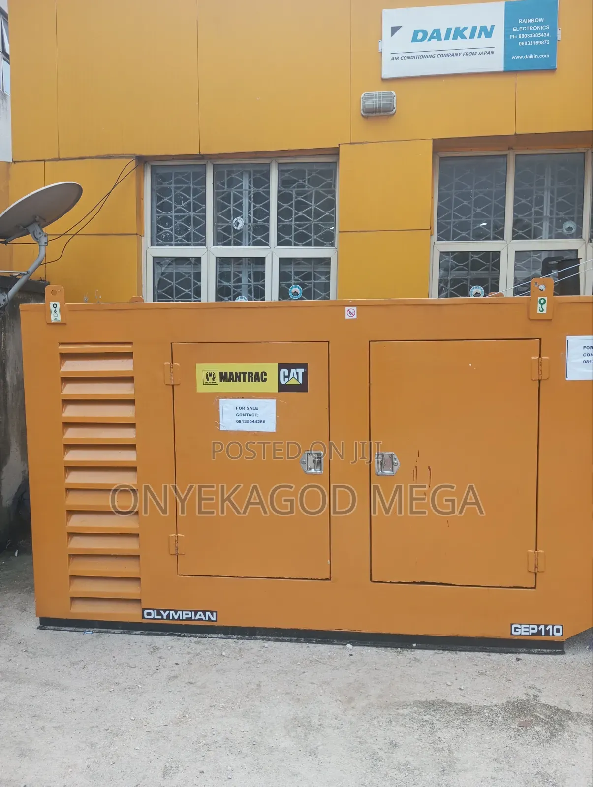 Mantrac Soundproof Generator 110kva