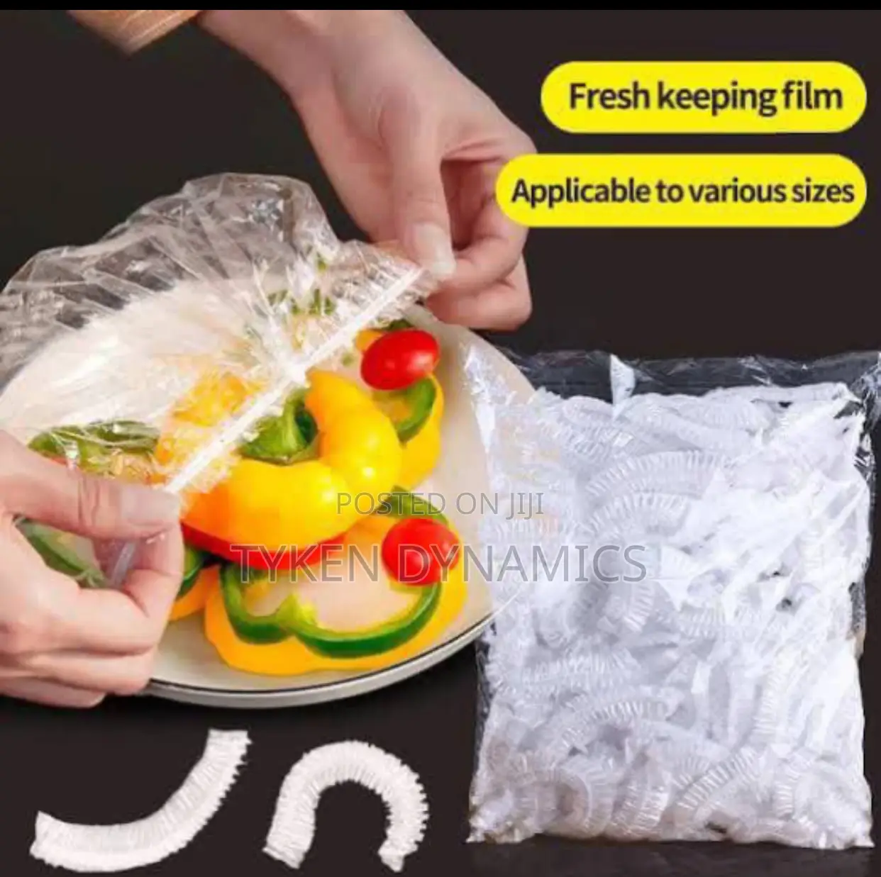 100pcs of Reusable Nylon Lid Covers