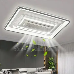 Modern Ultrathin Bladeless Ceiling Fan Lights