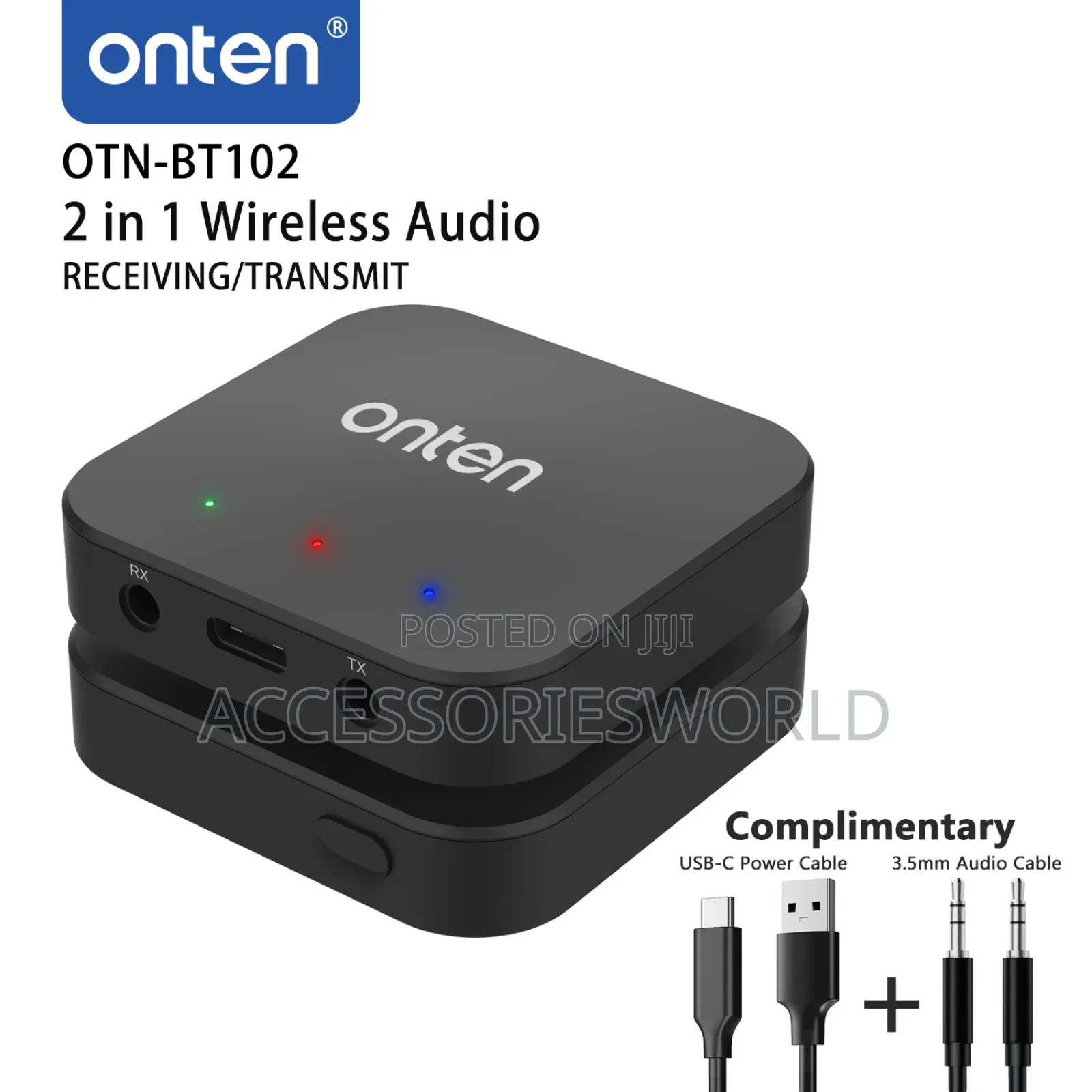 2 in 1 Wireless Bluetooth Audio Receiver Transmitter