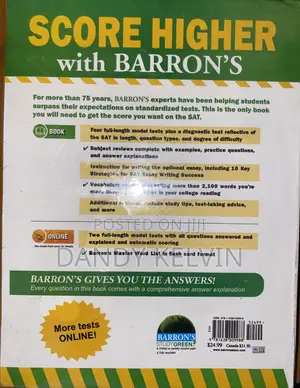 Barron Sat Guide 2023-2024