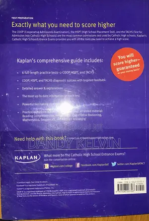 Kaplan Catholic High School Entrance Examination