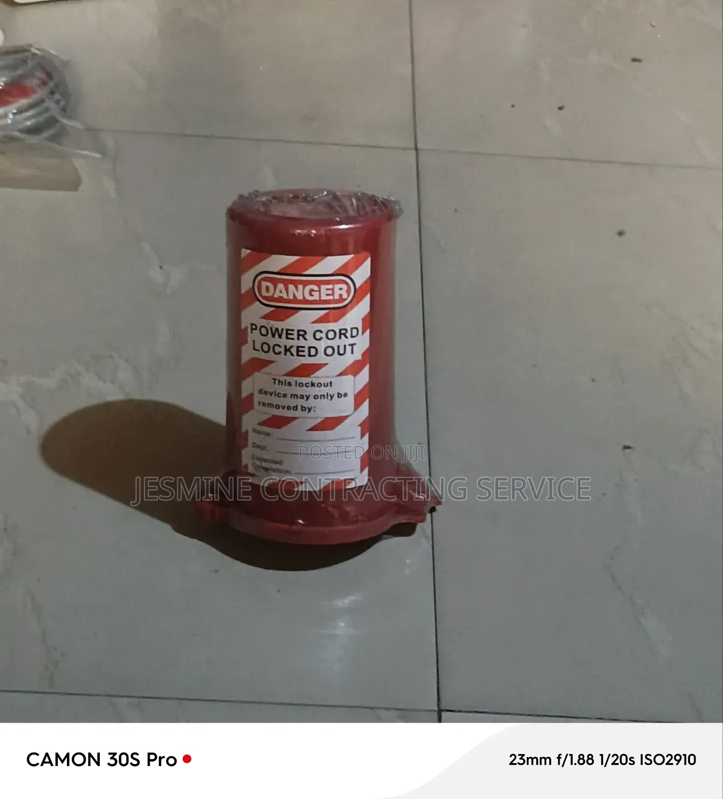 Power Cord Lockout