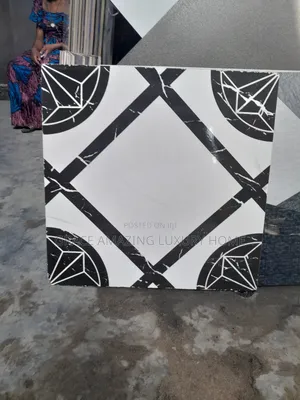 White Cararra Floor Tiles