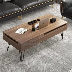 Extendable Centre Table With Storage Compartments