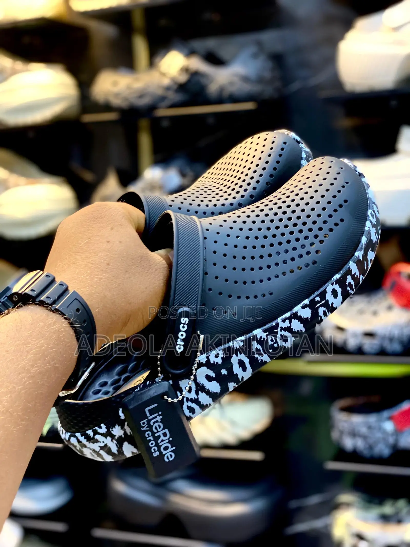 Crocs Lite Ride Leopard Skin (Best Quality)