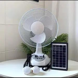 Solar Ac/Dc Rechargeable Table Fan