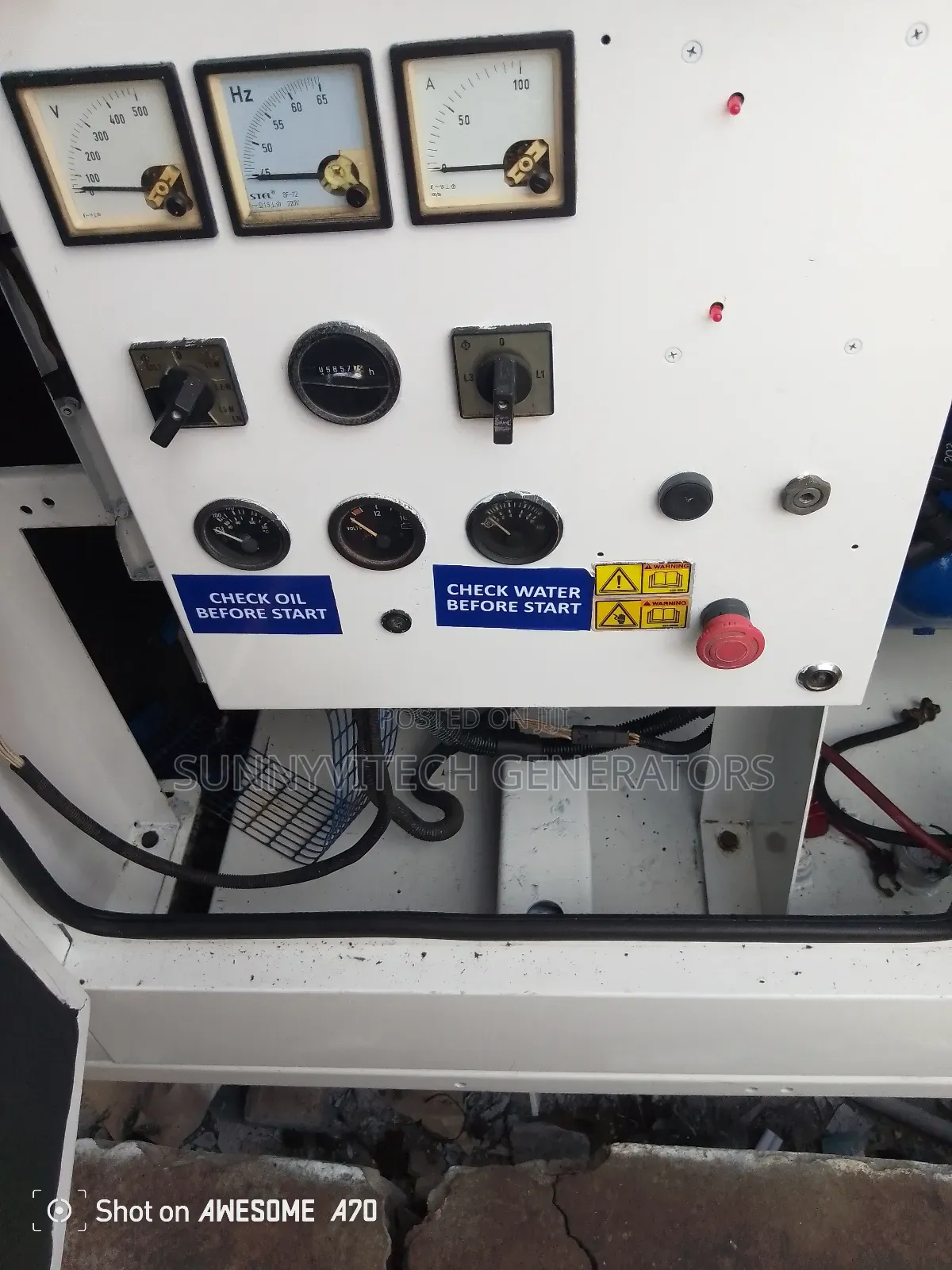 60kva Ecoplus Generator Fg Wilson Super Silence Almost New