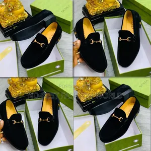 Photo - Black Suade Gucci Shoes