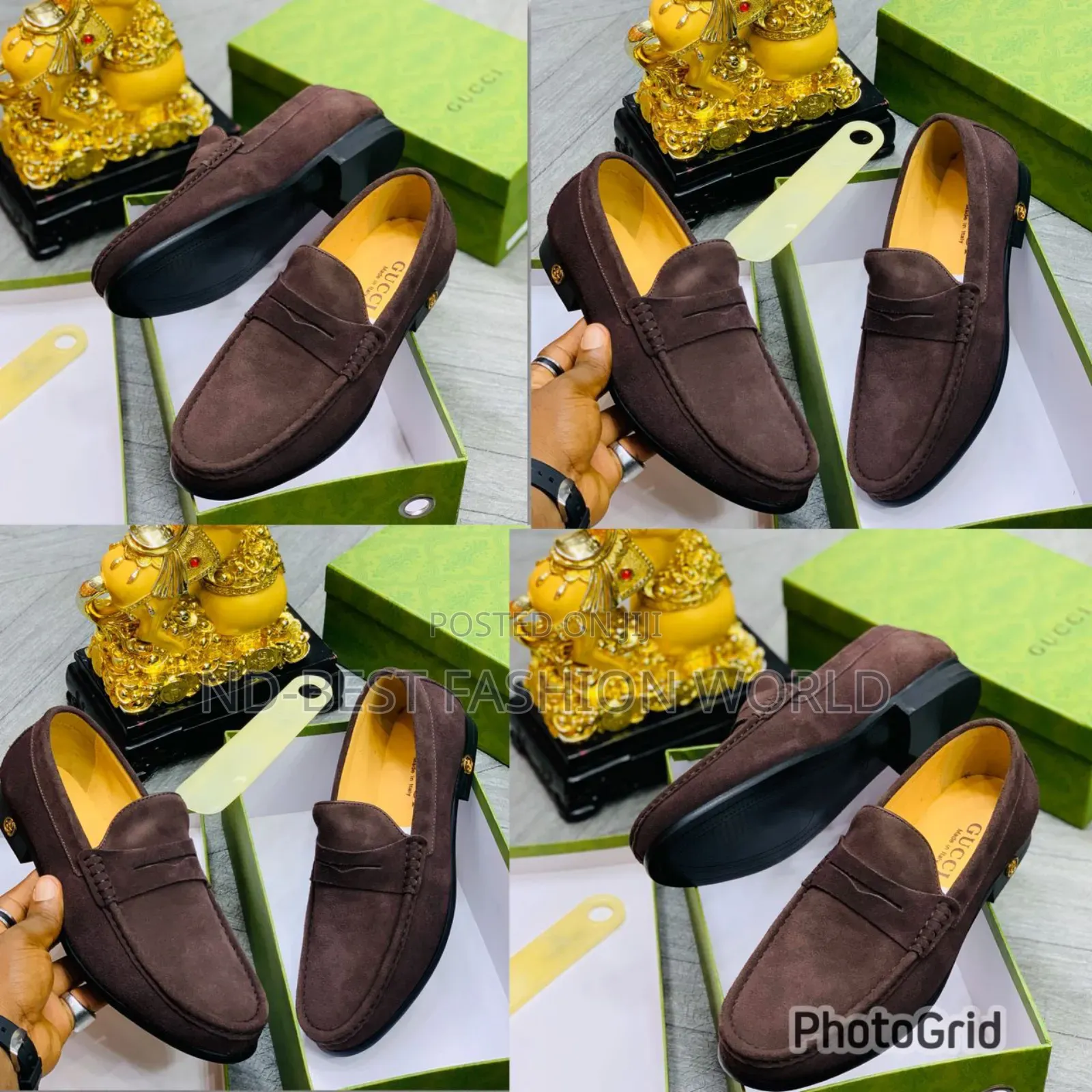 Black Suade Gucci Shoes