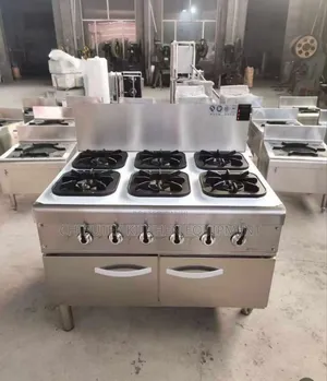 Industrial English Cooker 6 Burners With Oven