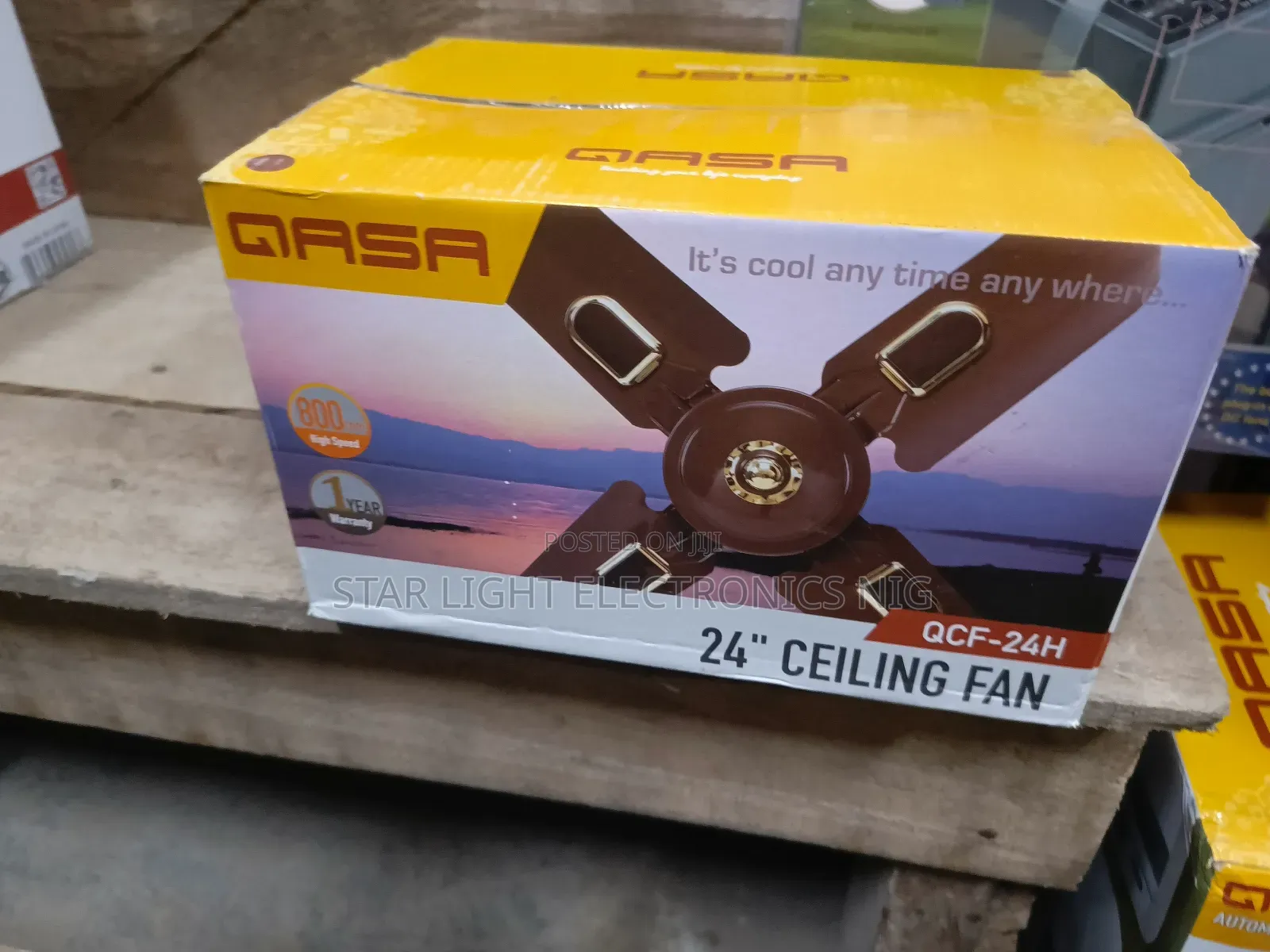 24 Inches 4 Blades Ceiling Fan